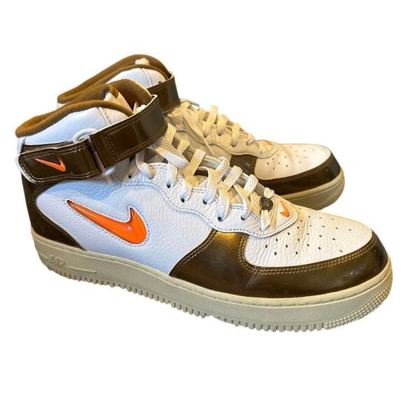 Nike Air Force 1 Mid Ale Gold Size 11.5 Mens Orange White 2021 DH5623-100 AF1 QS main image 5